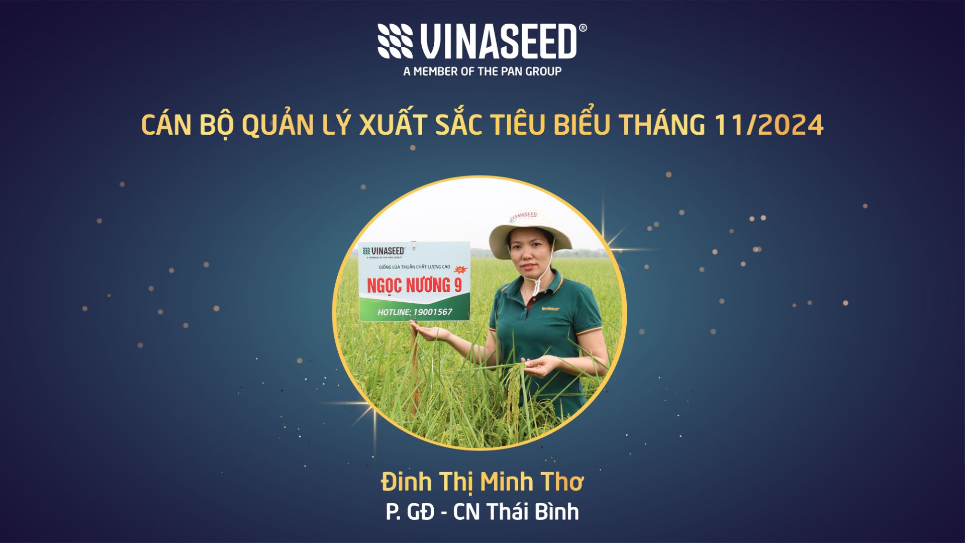 Vinh danh cán bộ quản lý xuất sắc tiêu biểu tháng 11/2024