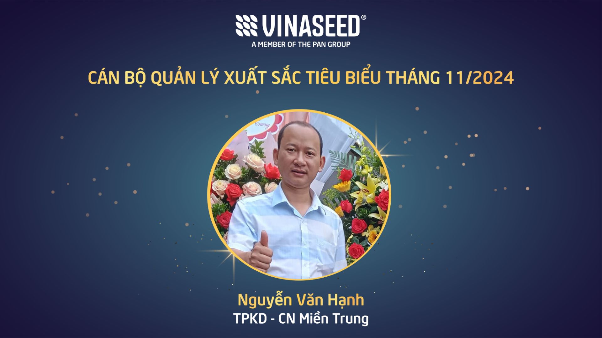 Vinh danh cán bộ quản lý xuất sắc tiêu biểu tháng 11/2024