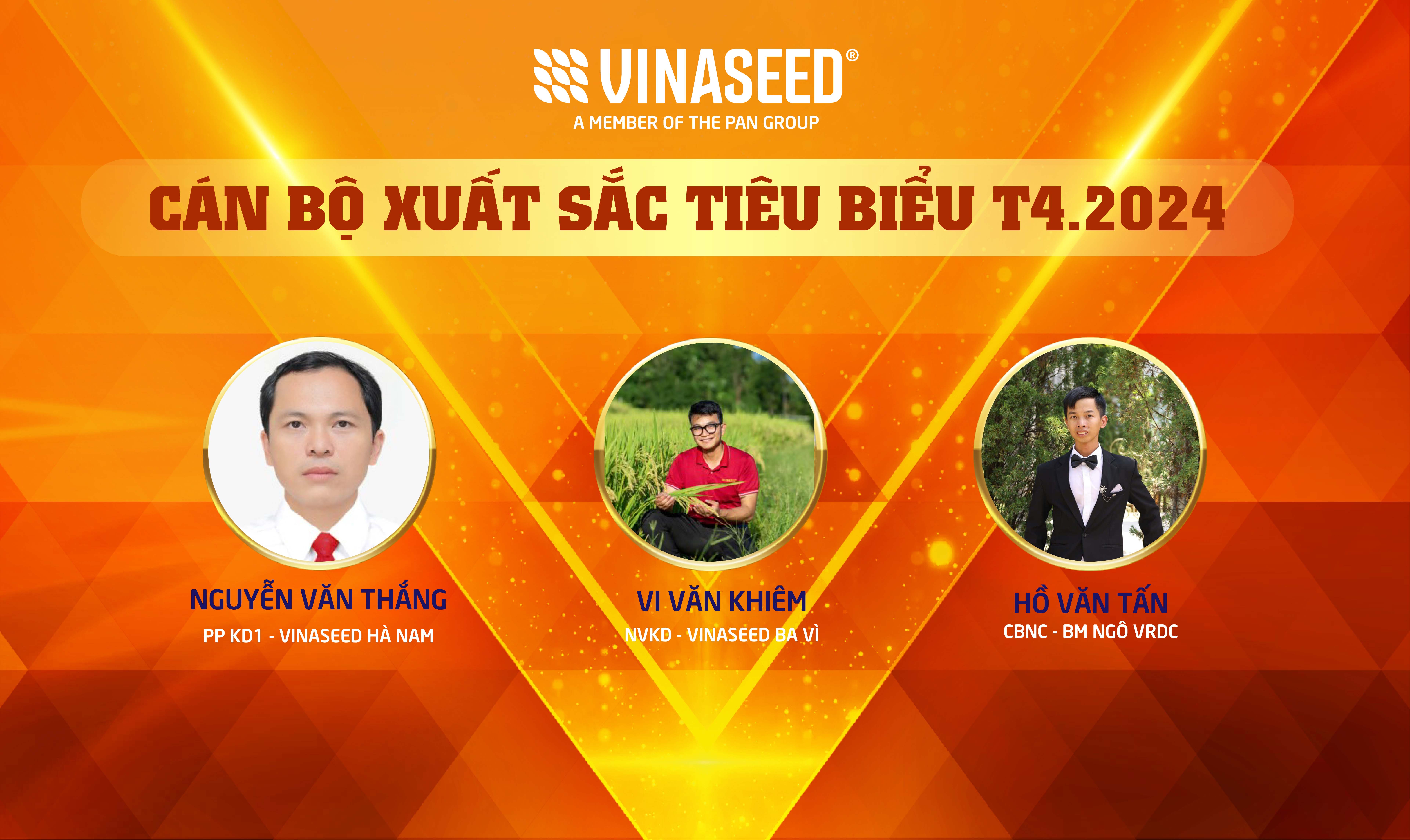 Vinh danh cán bộ xuất sắc tiêu biểu tháng 4/2025